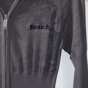 Bench sweater dress with hood